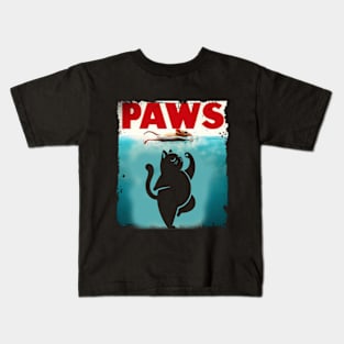 Paws Cat and Mouse Top Cute Kids T-Shirt